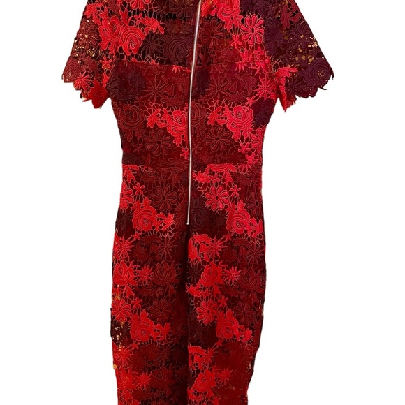 Lulu’s Lace Midi Dress, Size S, Partially Lined, Short Sleeves, Party Dr… - Picture 6 of 15